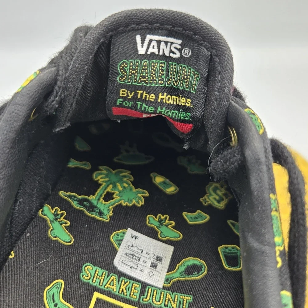 Vans X Shake Junt Era Pro 500714 Shoes‎ Sneakers Black Green Mens size 7